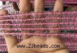 CFL1496 15.5 inches 6mm round purple fluorite gemstone beads