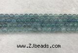 CFL1515 15.5 inches 6mm round blue fluorite gemstone beads