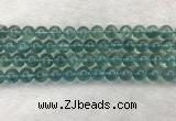 CFL1517 15.5 inches 10mm round blue fluorite gemstone beads