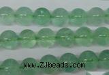 CFL603 15.5 inches 10mm round AB grade green fluorite beads wholesale
