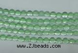 CFL610 15.5 inches 4mm round A grade green fluorite beads wholesale