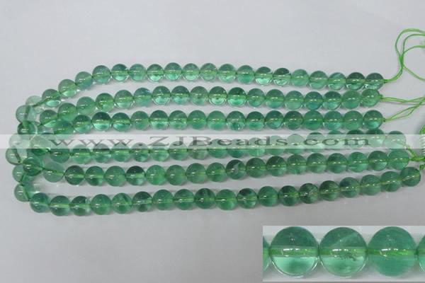 CFL613 15.5 inches 10mm round A grade green fluorite beads wholesale