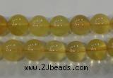 CFL803 15.5 inches 10mm round yellow fluorite gemstone beads