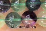 CFL921 15.5 inches 10mm round fluorite gemstone beads