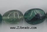 CFL955 15.5 inches 20*26mm nuggets natural fluorite beads wholesale