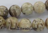 CFS05 15.5 inches 16mm round natural feldspar gemstone beads