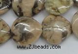 CFS12 15.5 inches 20*20mm heart natural feldspar gemstone beads