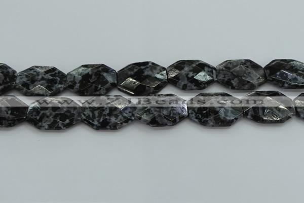 CFS331 15.5 inches 25*35mm faceted freeform feldspar gemstone beads