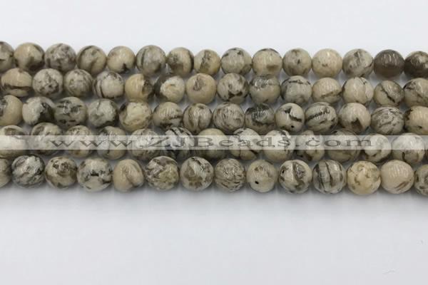 CFS410 15.5 inches 8mm faceted round feldspar beads wholesale