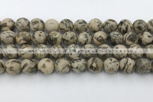 CFS412 15.5 inches 12mm faceted round feldspar beads wholesale