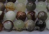 CFW12 15.5 inches 8mm round flower jade beads wholesale
