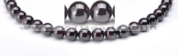 CGA02 10mm round natural garnet gemstone beads Wholesale