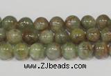 CGA203 15.5 inches 8mm round natural green garnet beads