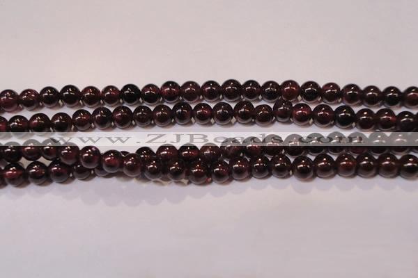 CGA351 14 inches 3mm round natural red garnet beads wholesale