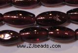 CGA372 15 inches 4*7mm rice natural red garnet beads wholesale