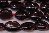 CGA396 15 inches 5*7mm oval natural red garnet beads wholesale