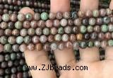 CGA683 15.5 inches 4mm round kashgar garnet beads wholesale