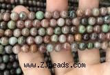 CGA684 15.5 inches 6mm round kashgar garnet beads wholesale