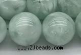 CGA905 15.5 inches 14mm round green angel skin gemstone beads