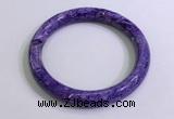 CGB2584 Inner diameter 60mm fashion charoite gemstone bracelet