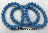 CGB2622 7.5 inches 8mm round natural apatite beaded bracelets