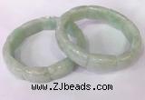 CGB2641 14*20mm faceted rectangle jade bracelets wholesale