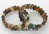 CGB3110 7.5 inches 8*15mm oval agate gemstone bracelets