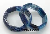 CGB3204 7.5 inches 18*29mm agate gemstone bracelets wholesale