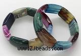 CGB3207 7.5 inches 18*29mm agate gemstone bracelets wholesale