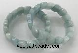 CGB3266 7.5 inches 10*15mm faceted marquise imitation aquamarine bracelets