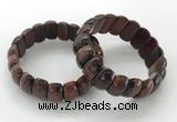 CGB3304 7.5 inches 10*20mm faceted oval red tiger eye bracelets