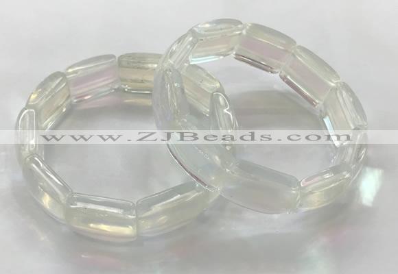 CGB3404 7.5 inches 15*21mm synthetic moonstone bracelets