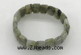 CGB3431 7.5 inches 12*15mm faceted rectangle labradorite bracelets