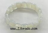 CGB3442 7.5 inches 10*15mm faceted marquise opal bracelets