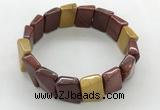 CGB3472 7.5 inches 12*17mm trapezoid mookaite bracelets