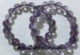 CGB4016 7.5 inches 9mm faceted round ametrine beaded bracelets