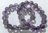 CGB4019 7.5 inches 12mm faceted round ametrine beaded bracelets