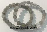 CGB4102 7.5 inches 8mm round rutilated quartz beaded bracelets