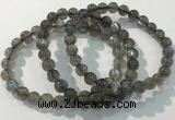 CGB4110 7.5 inches 7mm round labradorite beaded bracelets