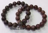 CGB4530 7.5 inches 12mm round moonstone beaded bracelets