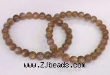 CGB4548 7.5 inches 7mm round sunstone beaded bracelets