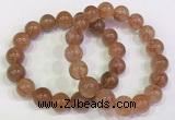 CGB4615 12mm - 13mm round golden rutilated quartz beaded bracelets
