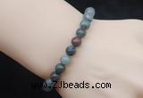 CGB5048 6mm, 8mm round blood jasper beads stretchy bracelets