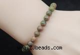CGB5062 6mm, 8mm round unakite beads stretchy bracelets