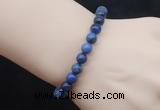CGB5068 6mm, 8mm round dumortierite beads stretchy bracelets
