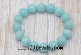 CGB5320 10mm, 12mm round amazonite beads stretchy bracelets