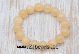 CGB5363 10mm, 12mm round honey jade beads stretchy bracelets