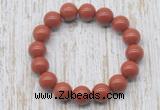CGB5372 10mm, 12mm round red jasper beads stretchy bracelets