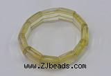 CGB670 7.5 inches 15*18mm lemon quartz bracelet wholesale