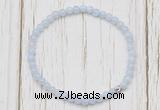 CGB7234 4mm tiny blue lace agate beaded meditation yoga bracelets